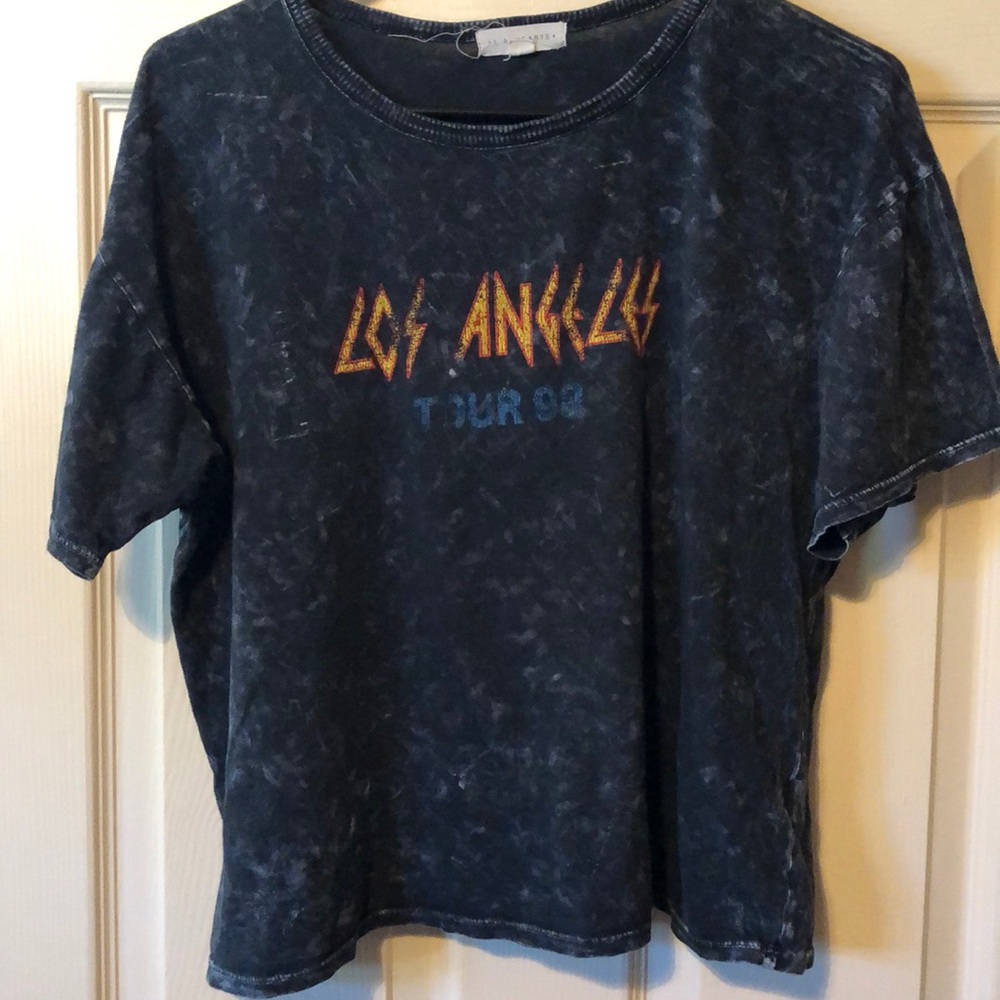 Black crop top